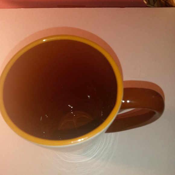 COFFEE & TEA BEVERAGE TALL MUG THAT SAYS ESPRESSO YOURSELF FROM CRACKER BARREL - Picture 5 of 7